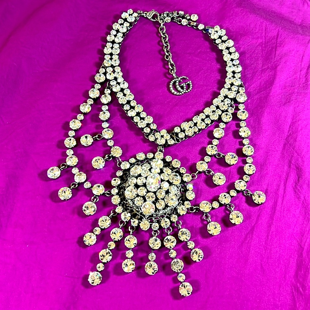 Gucci Crystal Statement Necklace